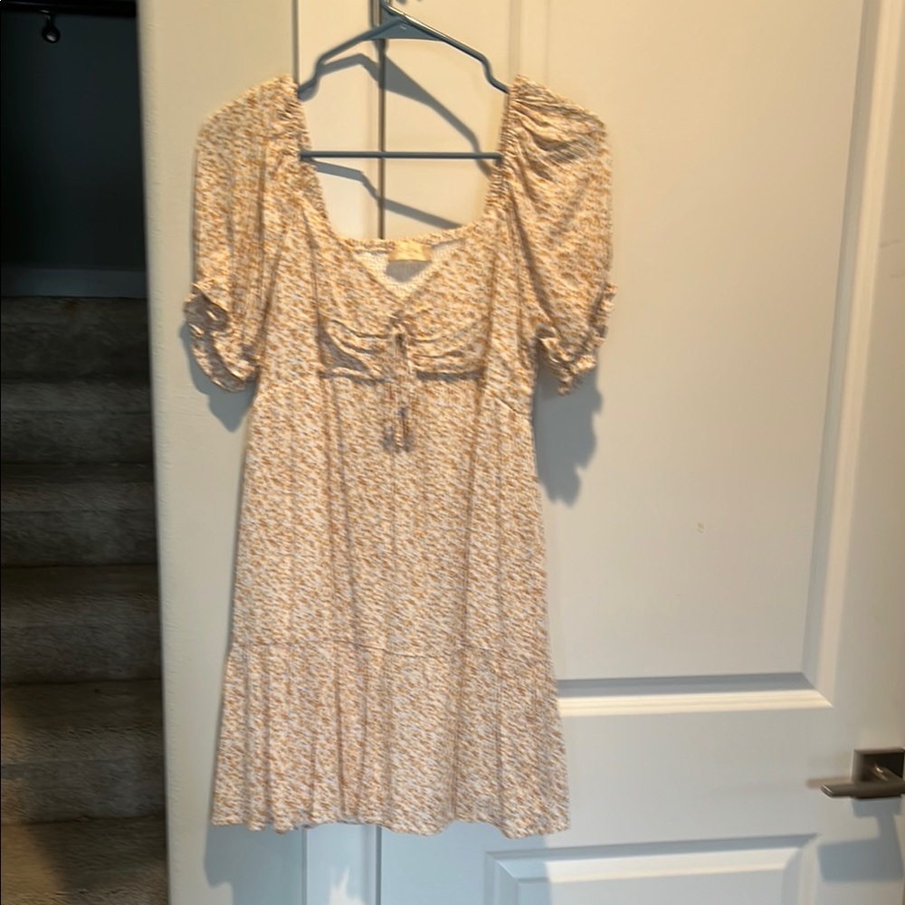 Floral Cream Dress